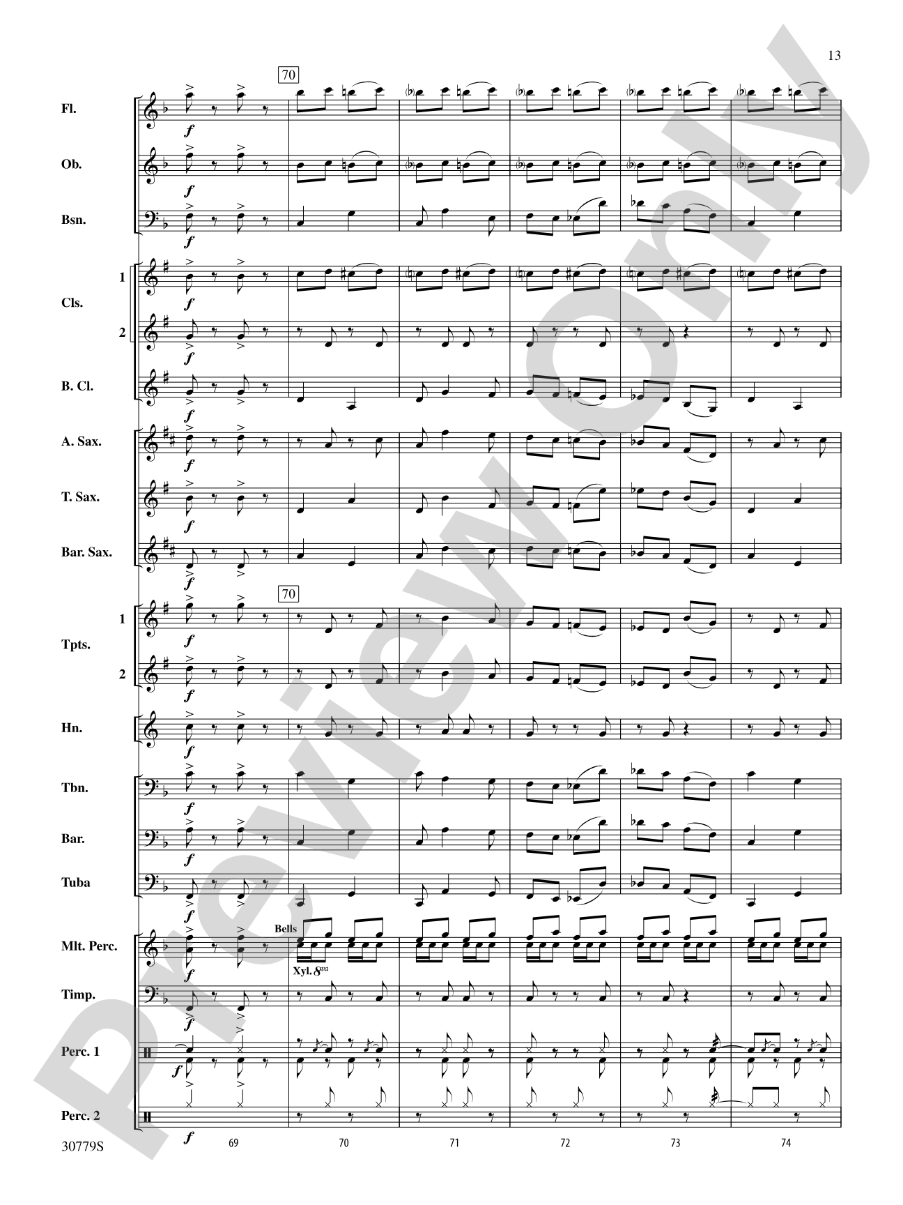 A Day at the Circus: Concert Band Conductor Score & Parts
