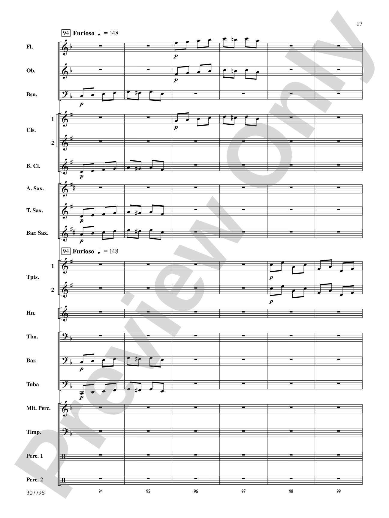 A Day at the Circus: Concert Band Conductor Score & Parts