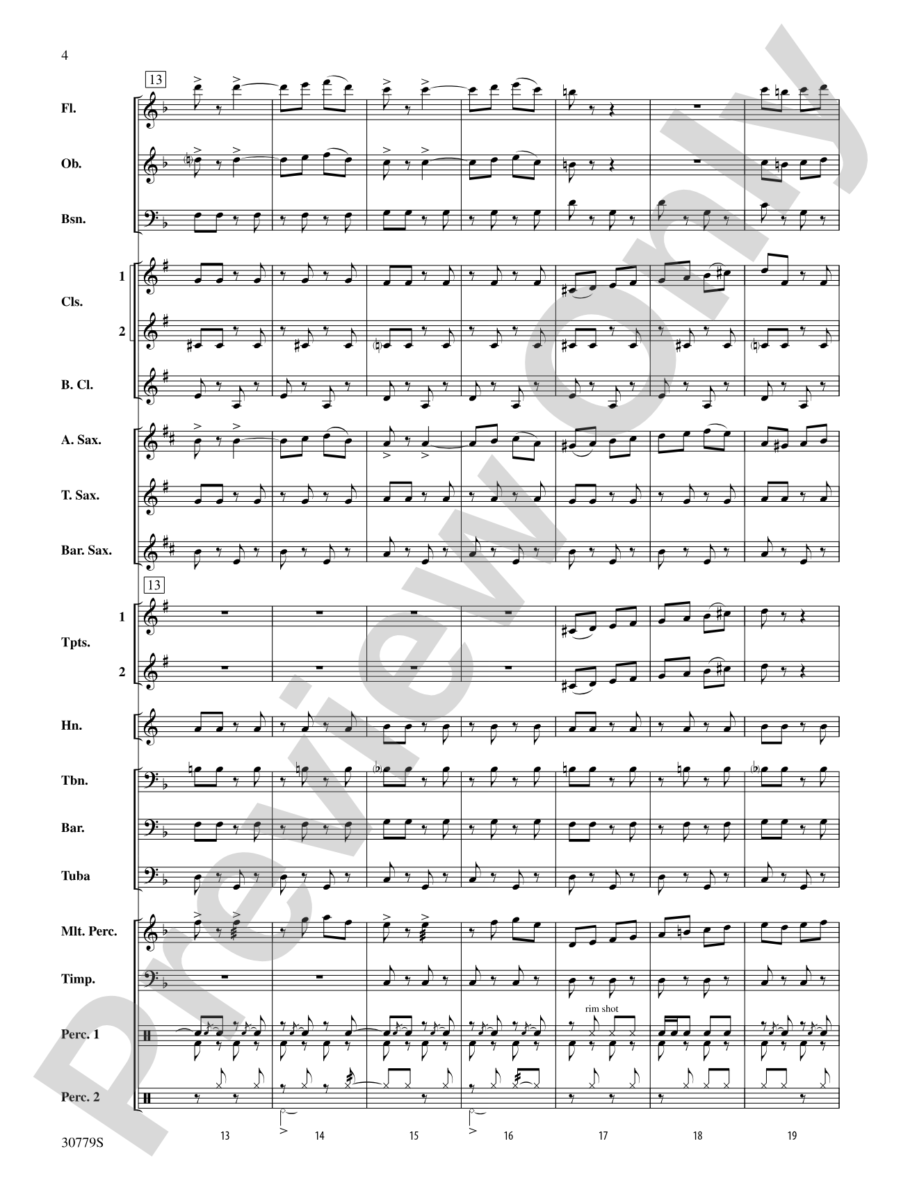 A Day at the Circus: Concert Band Conductor Score & Parts