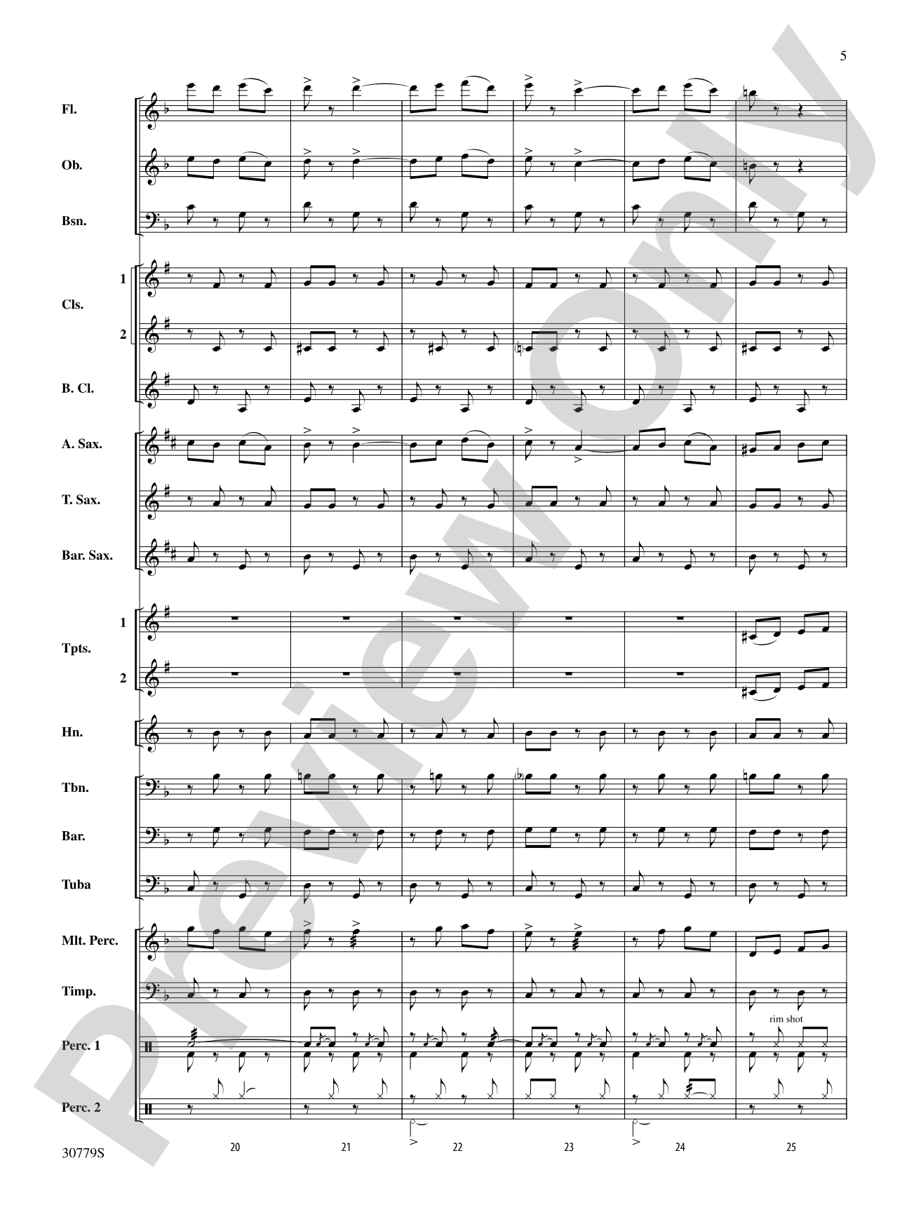 A Day at the Circus: Concert Band Conductor Score & Parts