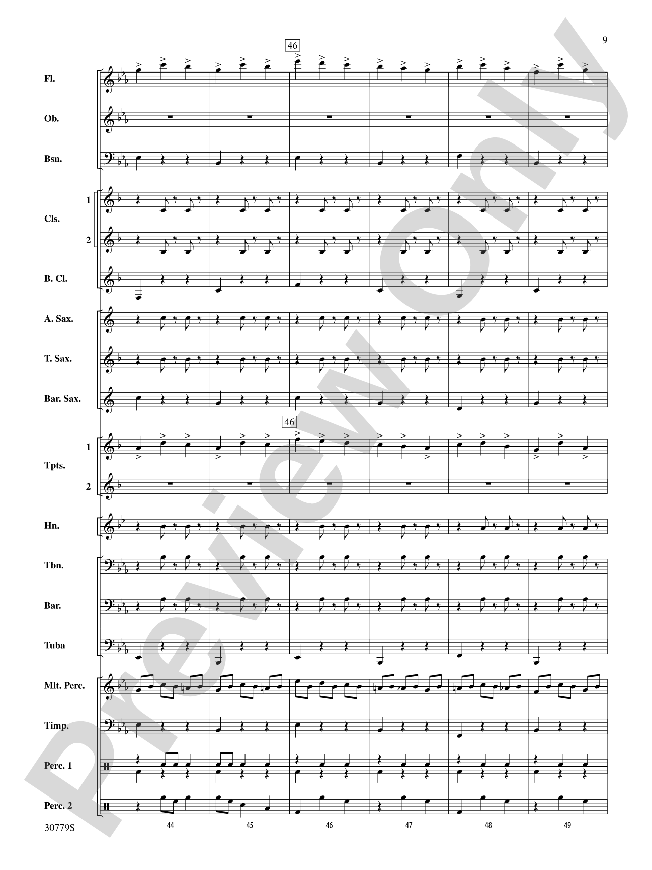 A Day at the Circus: Concert Band Conductor Score & Parts