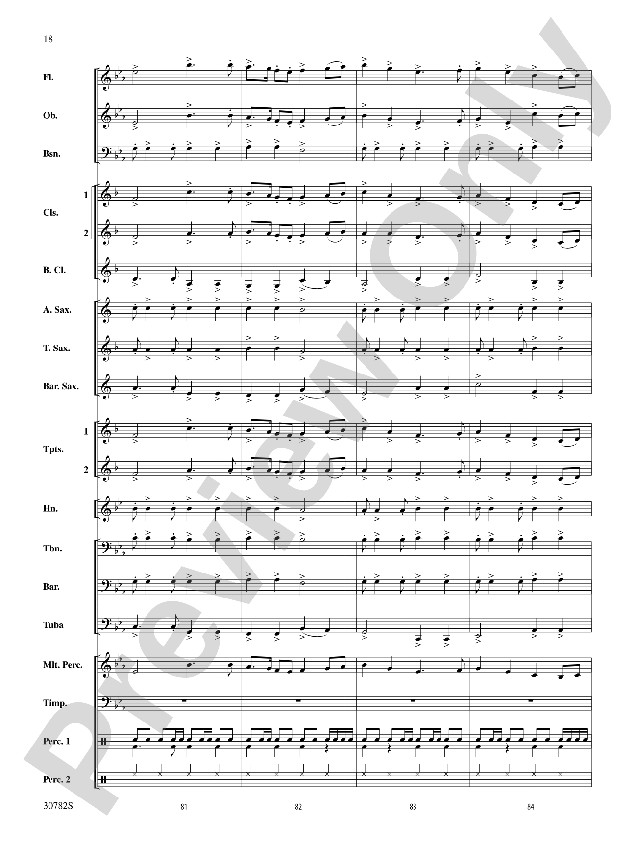 The Pioneer Spirit: Concert Band Conductor Score & Parts