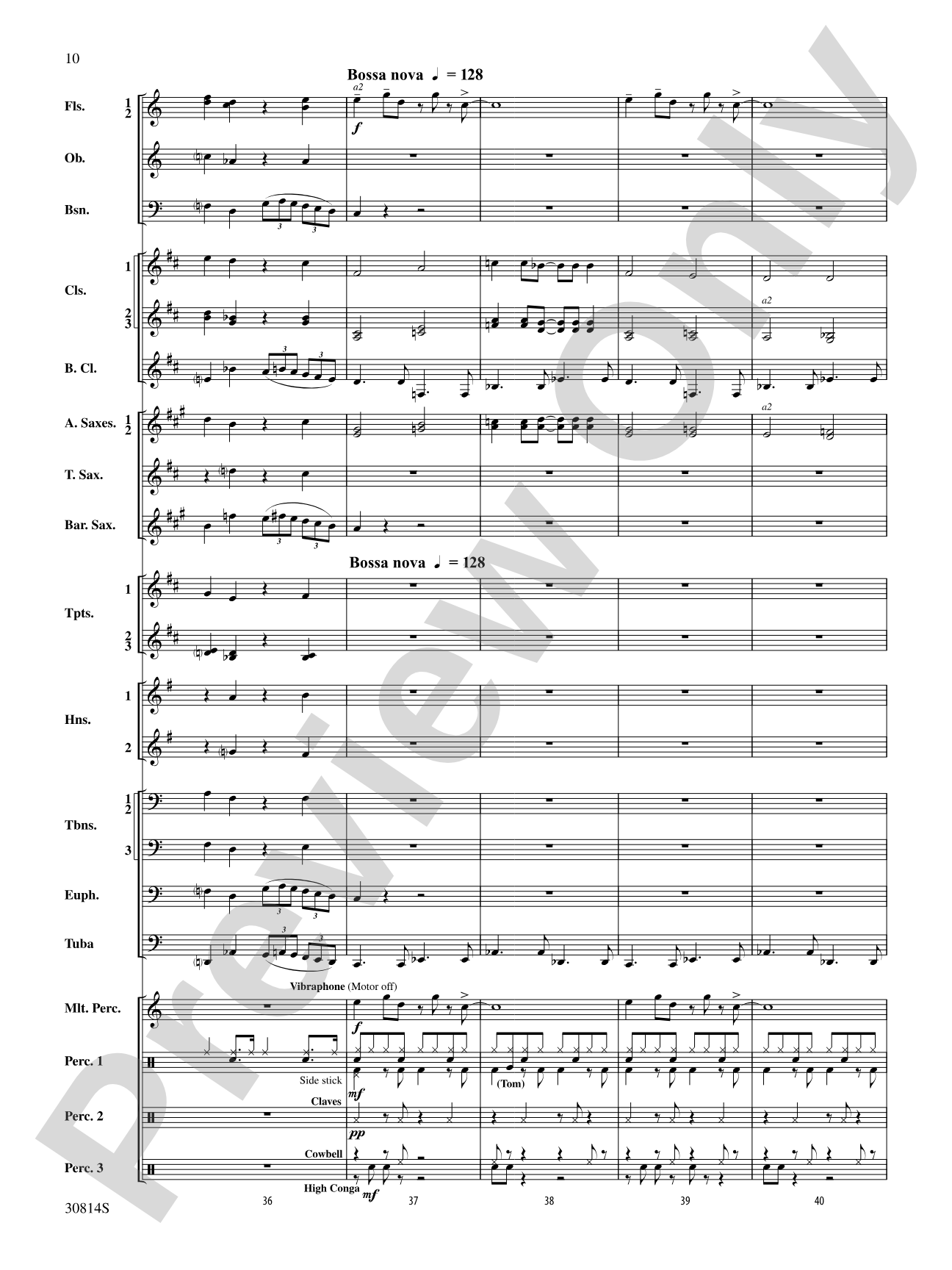 Tiptoe Through the Tubas: Score