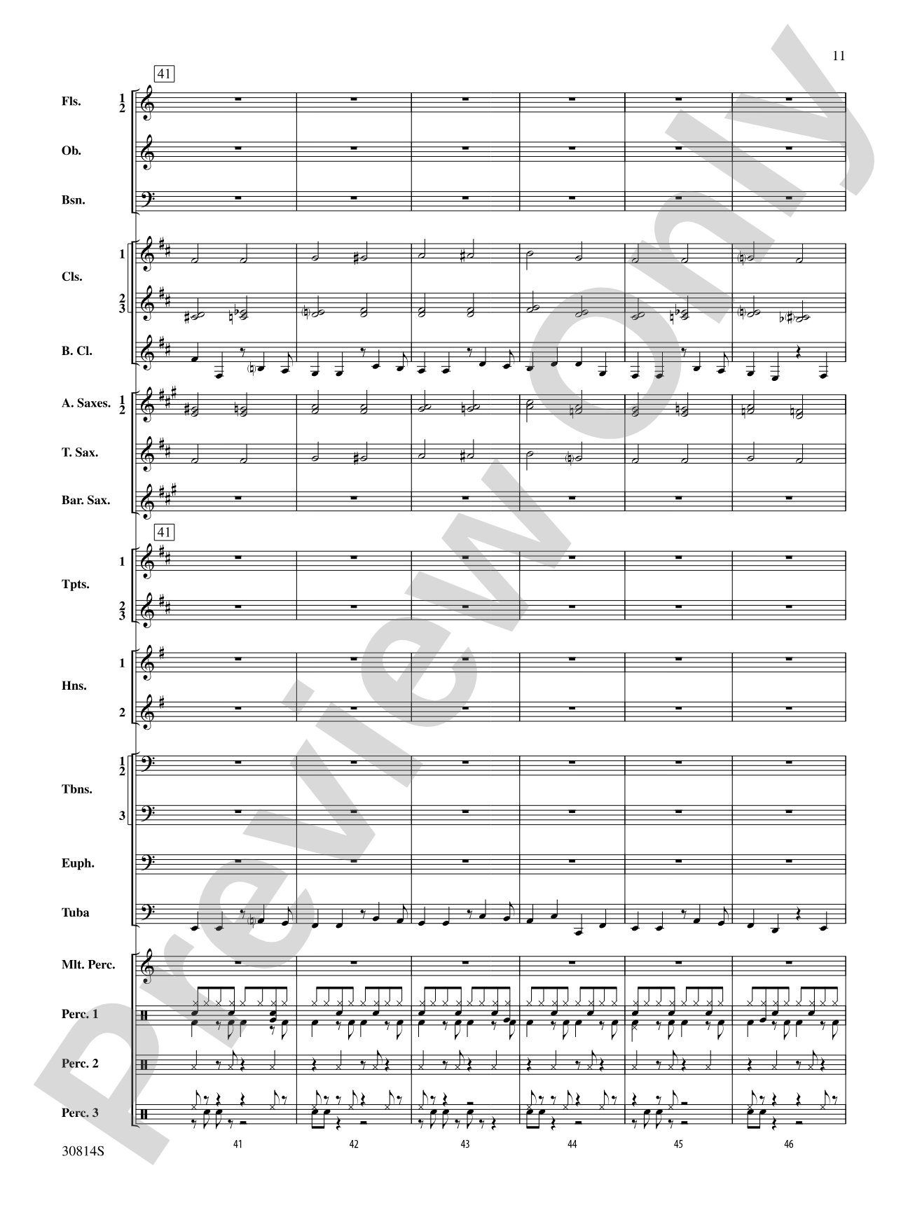 Tiptoe Through the Tubas: Score