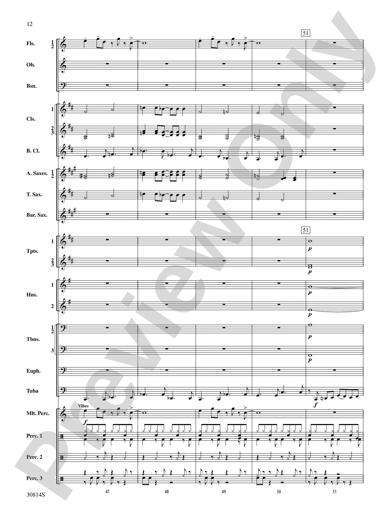 Tiptoe Through the Tubas: Score