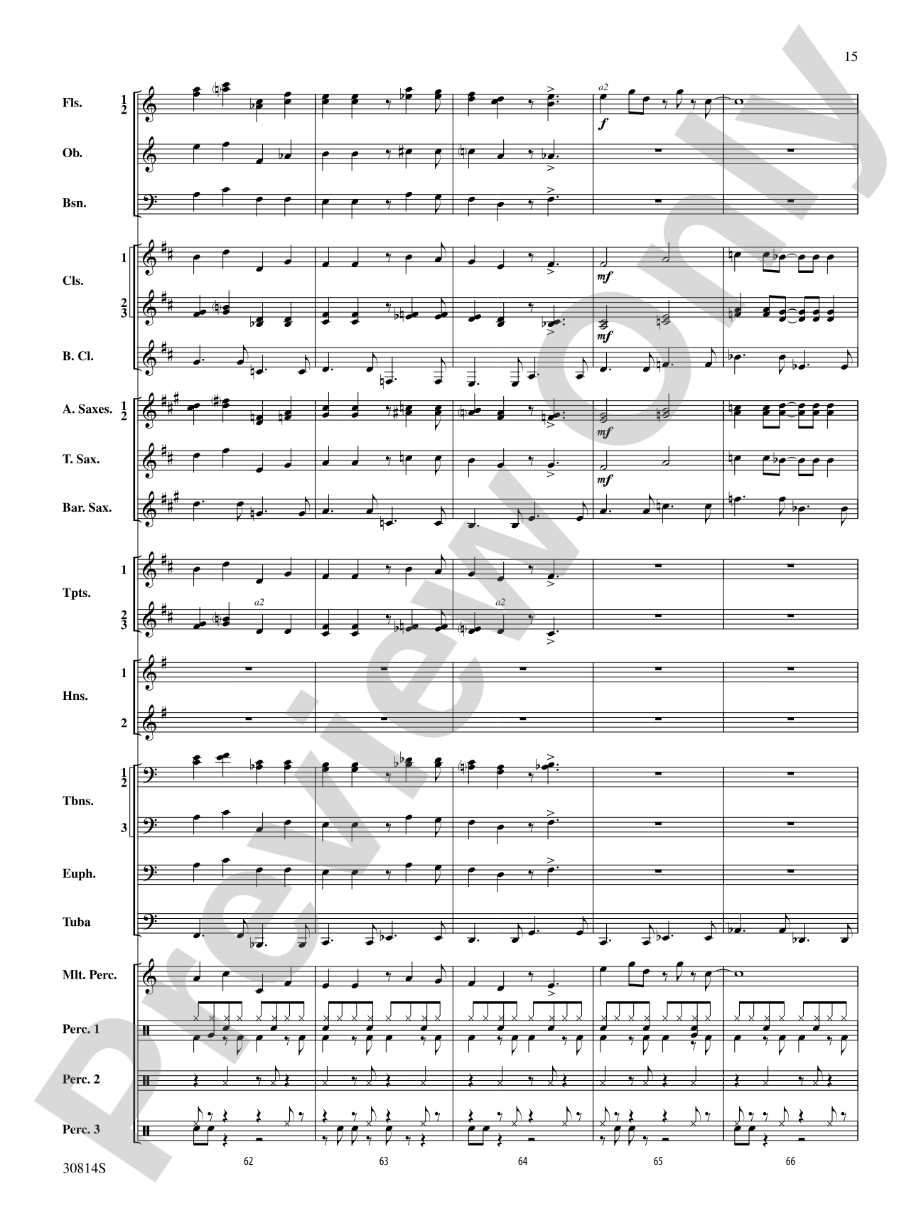 Tiptoe Through the Tubas: Score