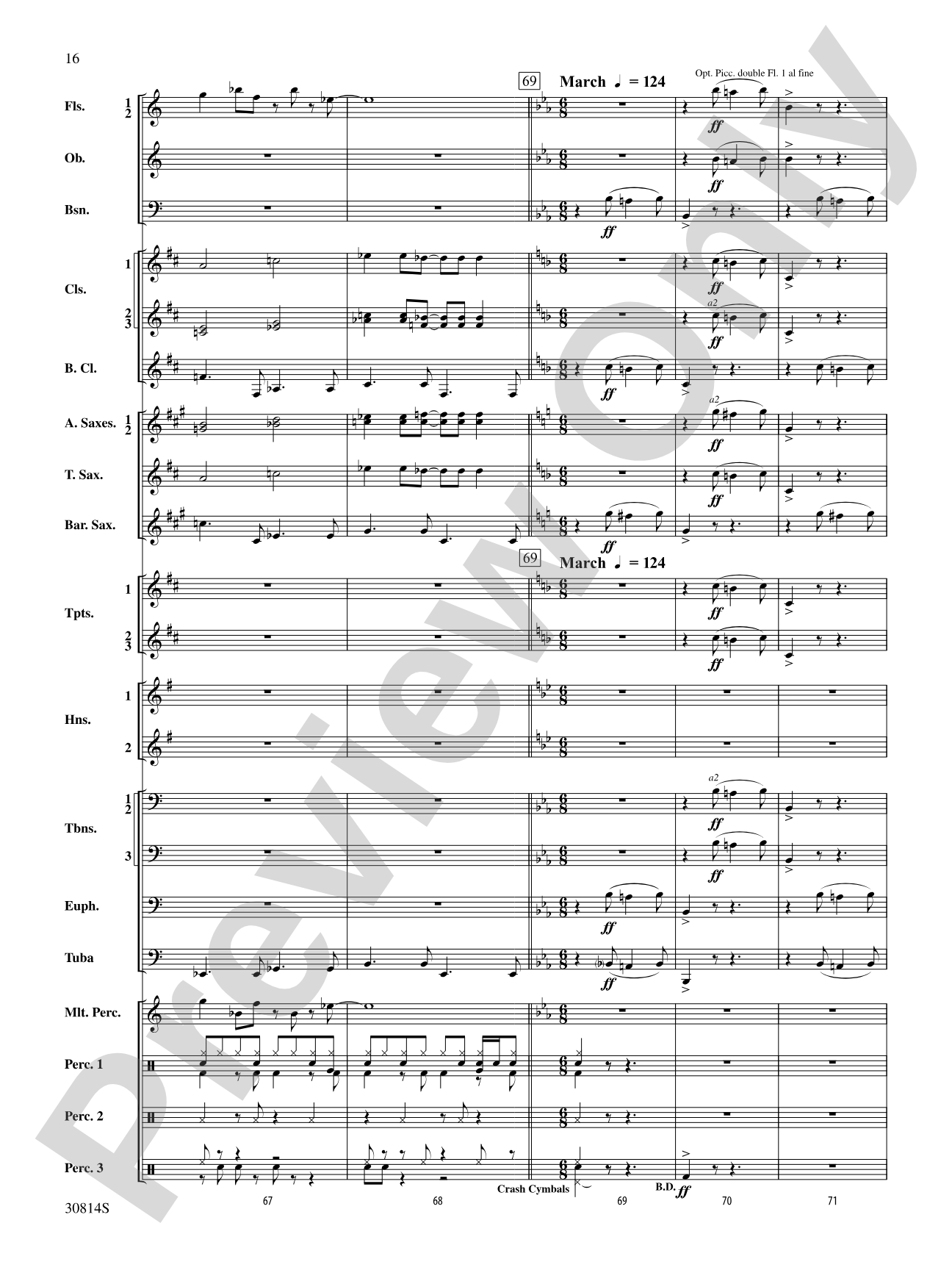 Tiptoe Through the Tubas: Score