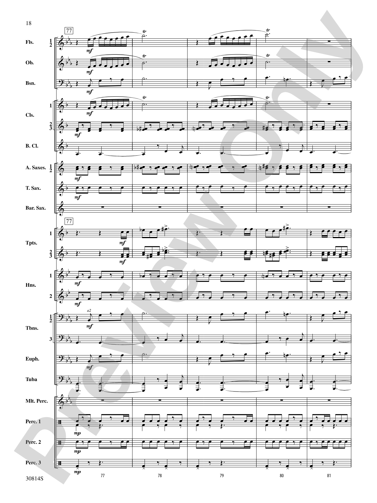 Tiptoe Through the Tubas: Score