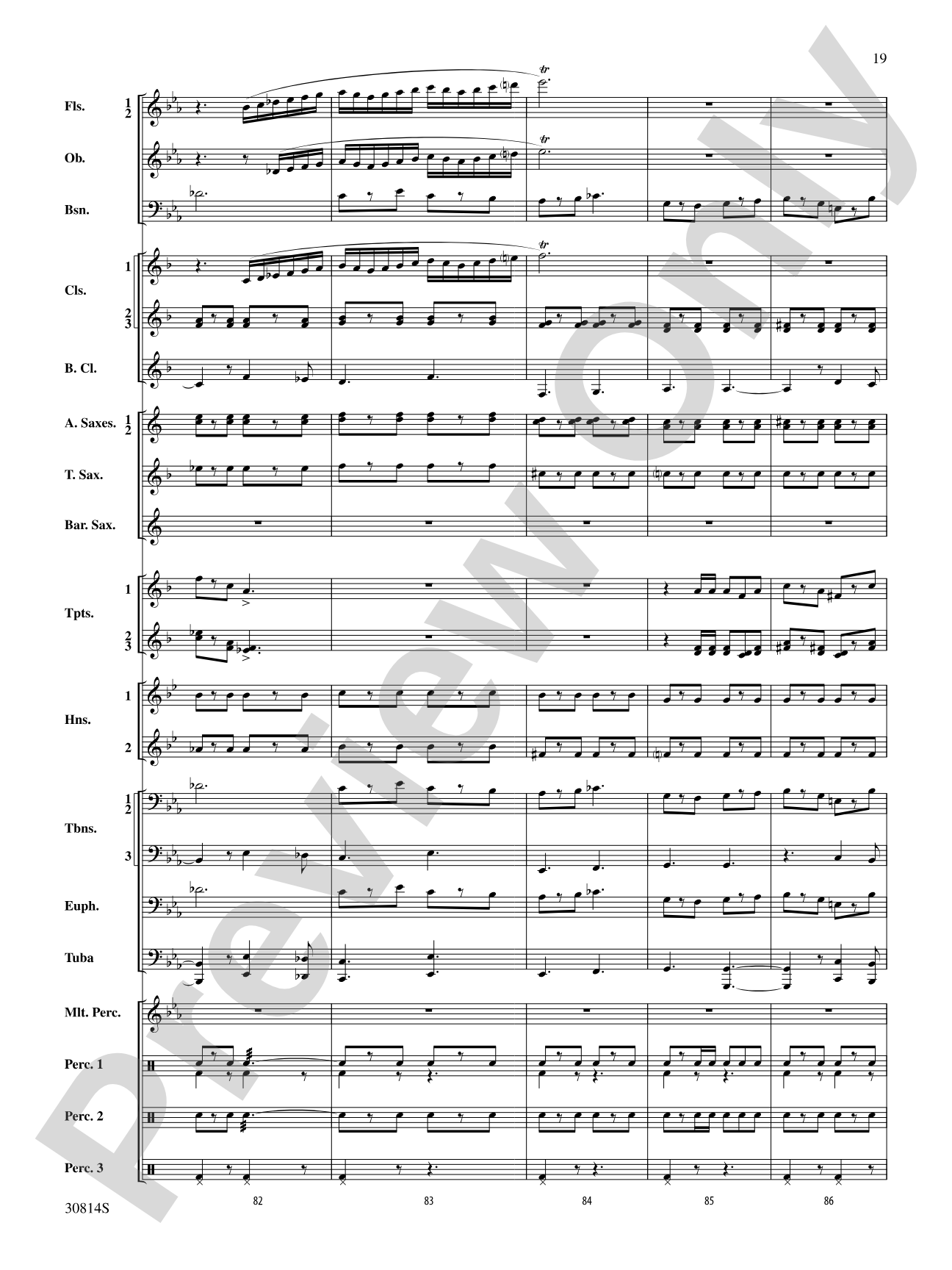 Tiptoe Through the Tubas: Score