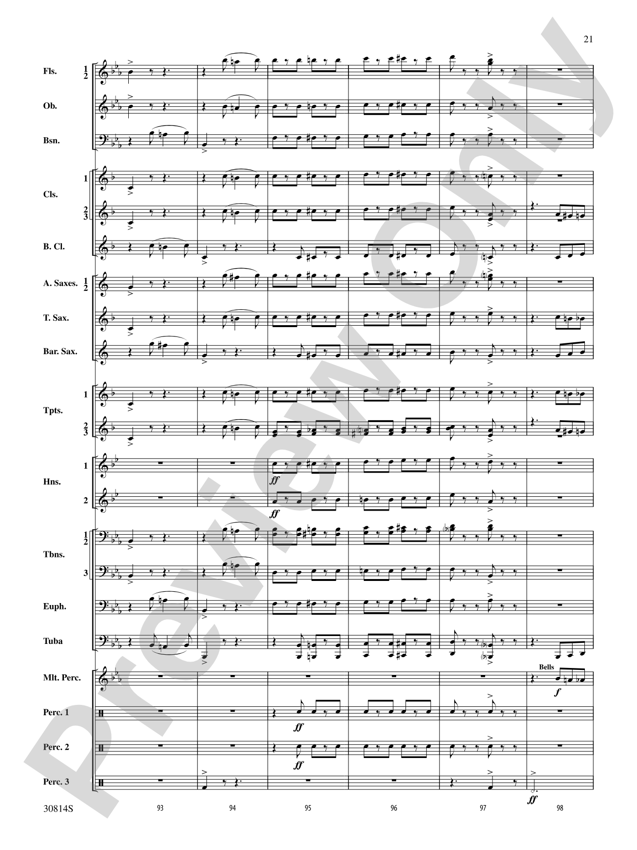 Tiptoe Through the Tubas: Score