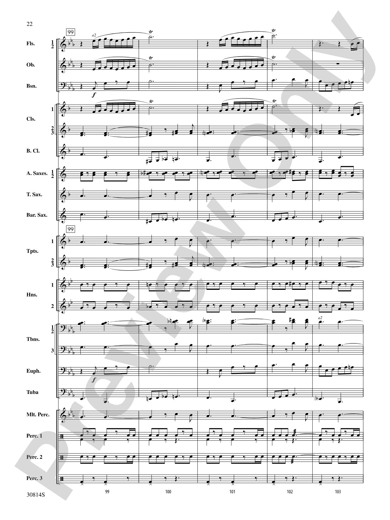 Tiptoe Through the Tubas: Score