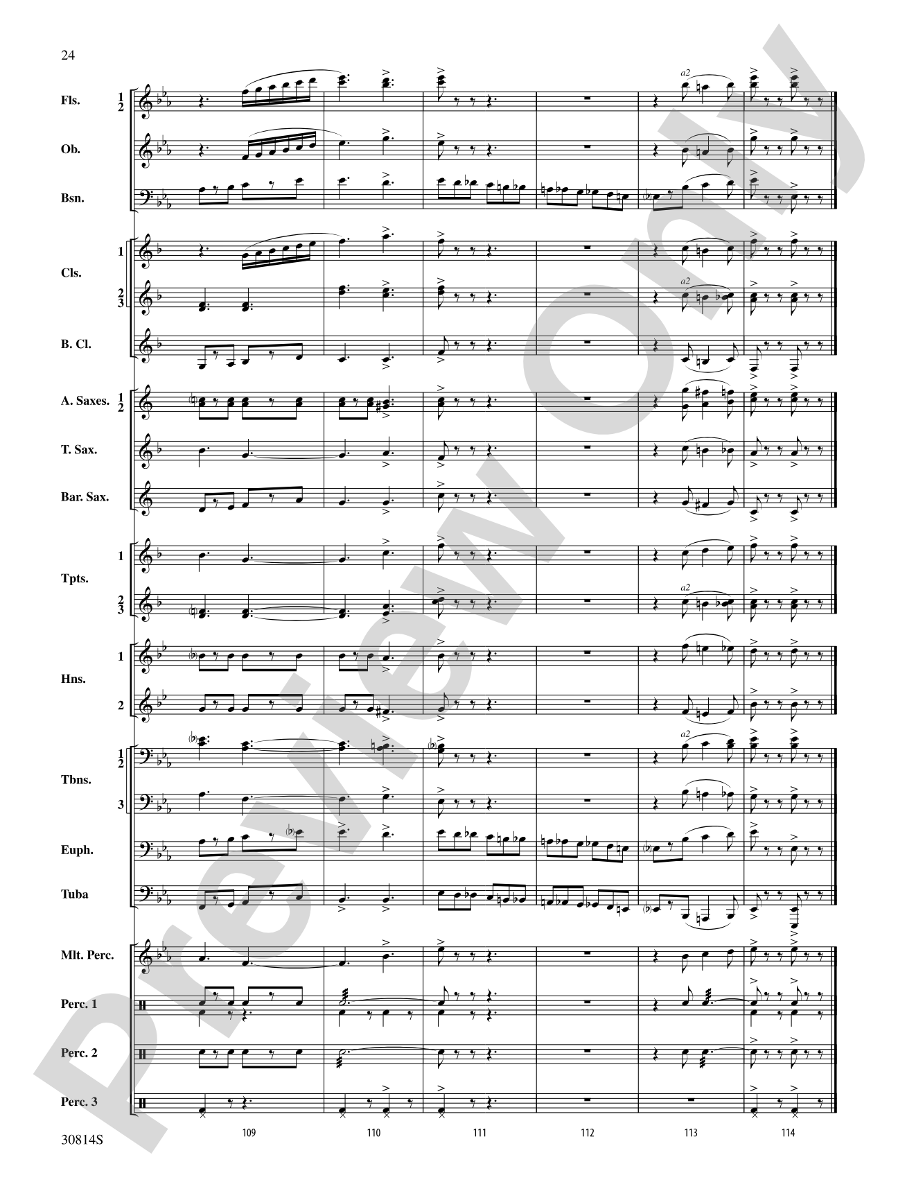 Tiptoe Through the Tubas: Score