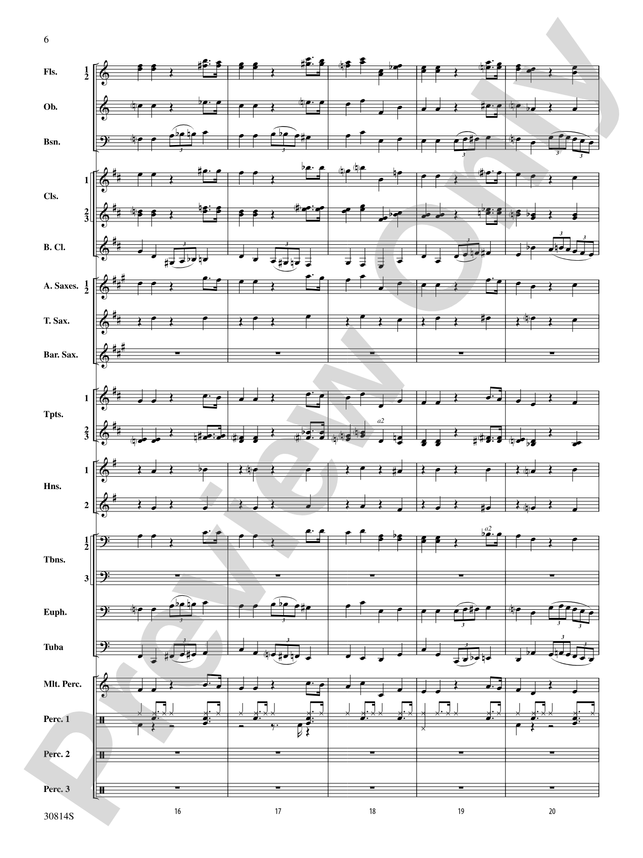 Tiptoe Through the Tubas: Score