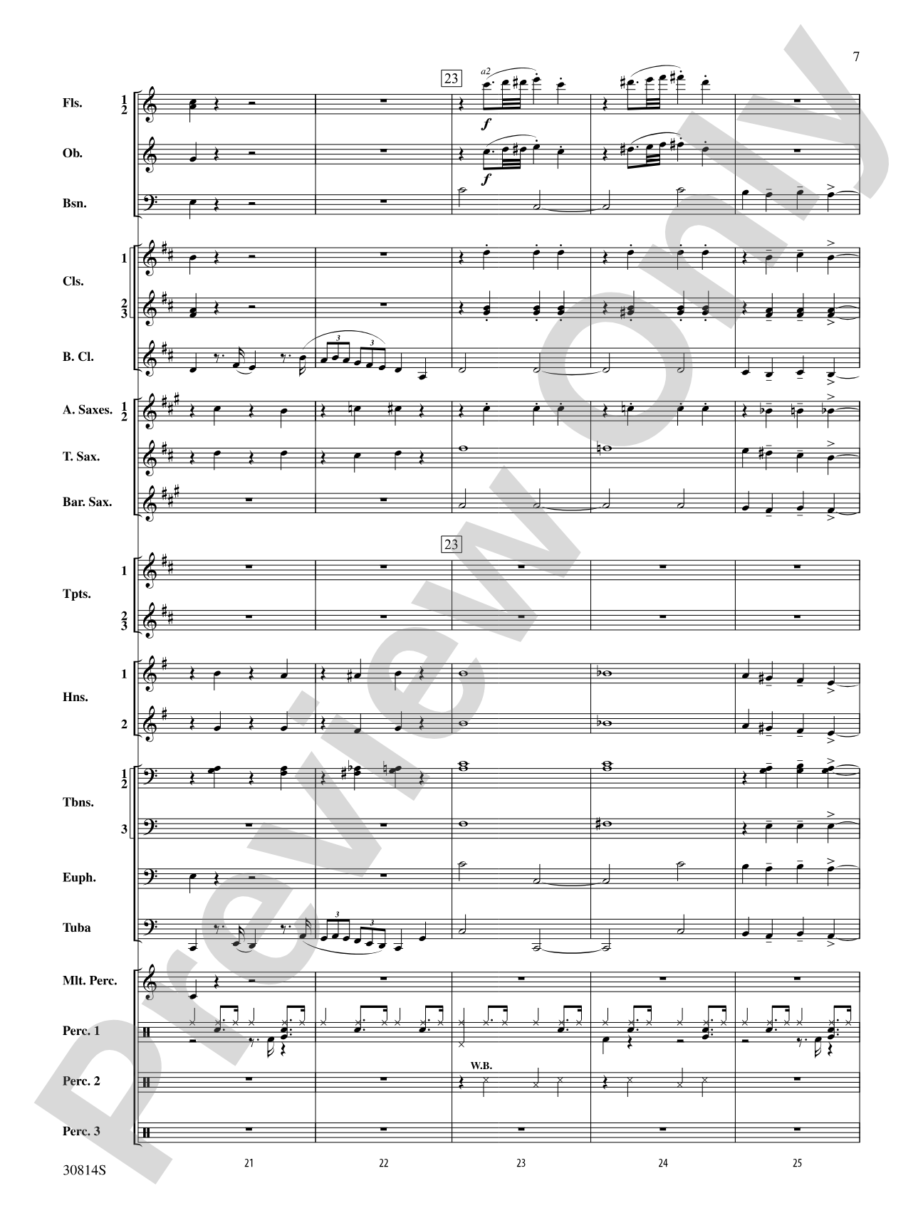 Tiptoe Through the Tubas: Score