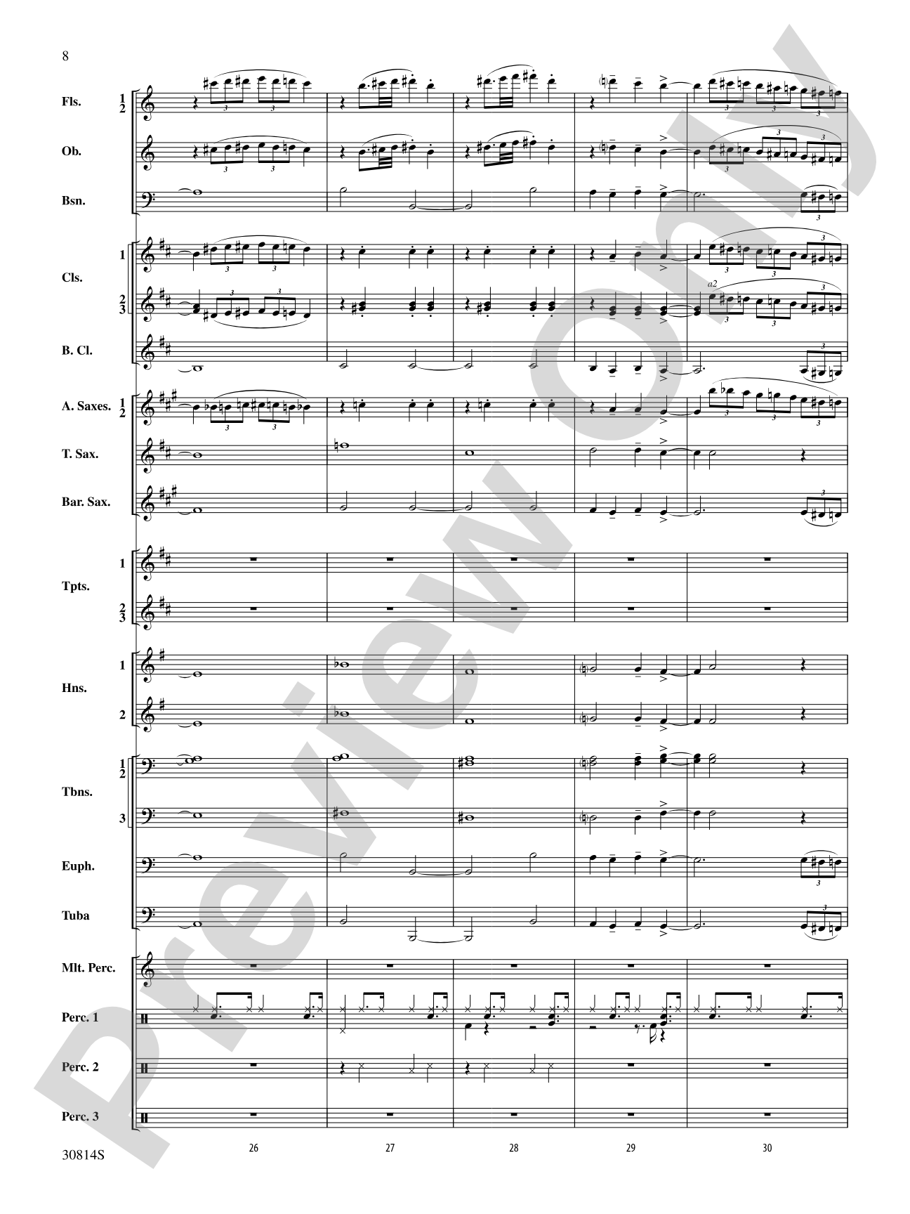 Tiptoe Through the Tubas: Score