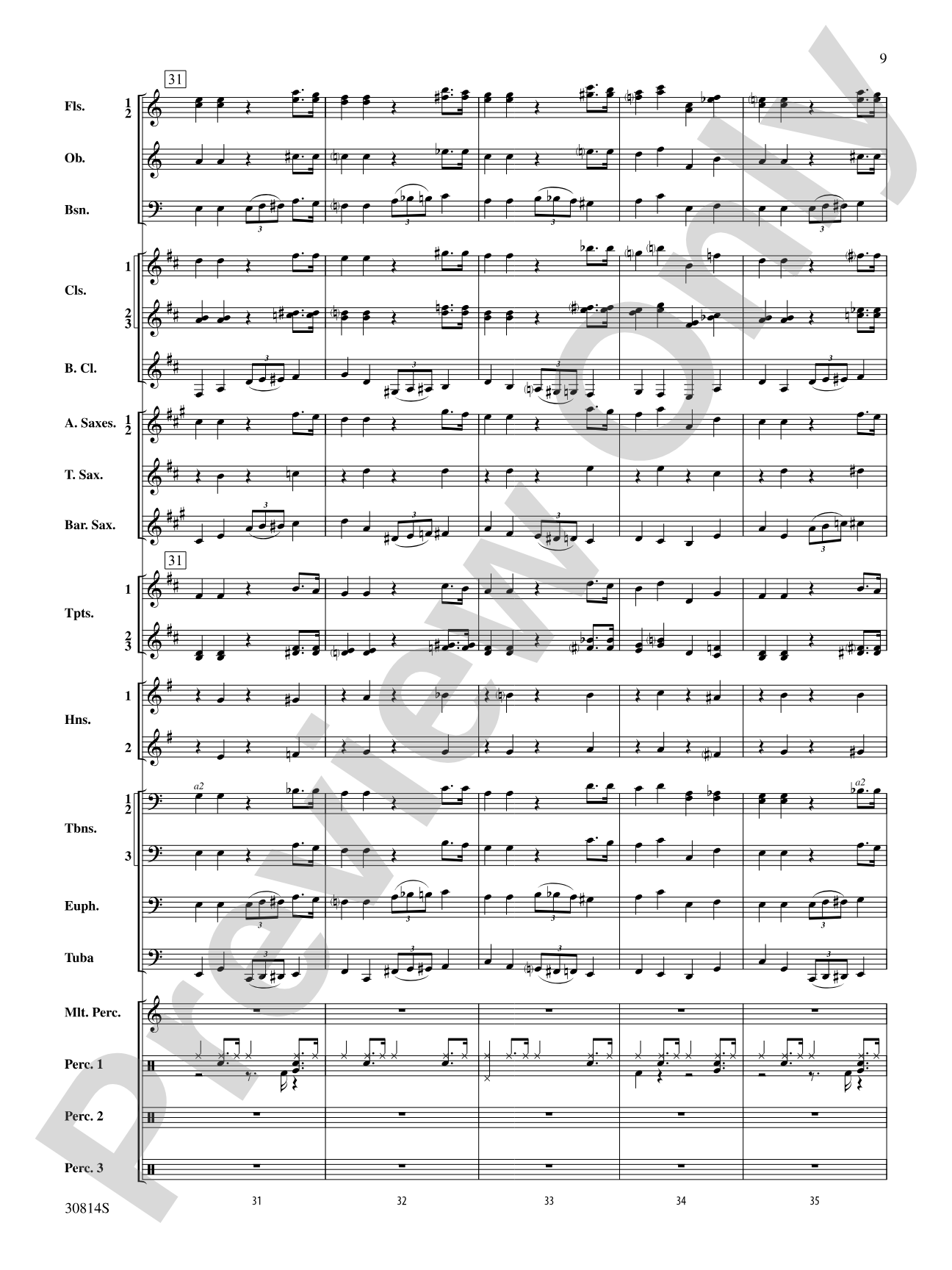 Tiptoe Through the Tubas: Score