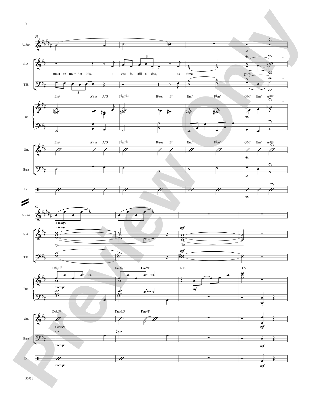 As Time Goes By: Choral SoundPax