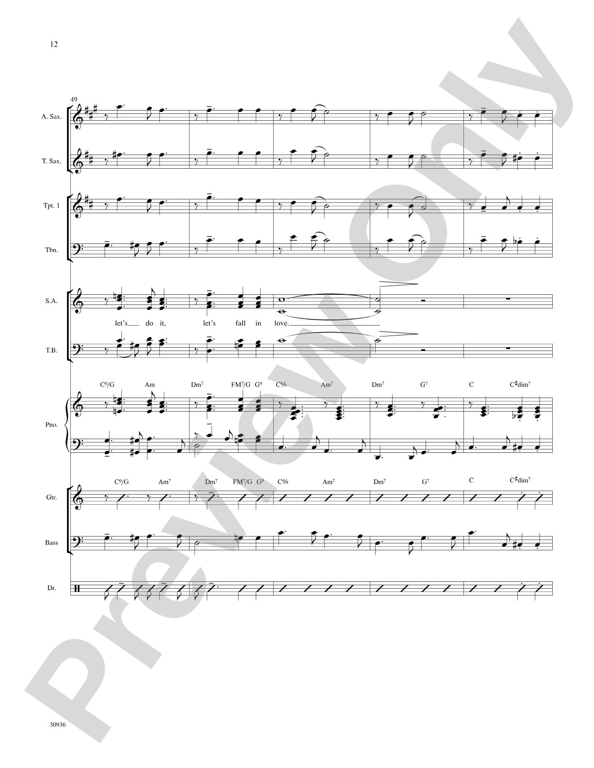 Let's Do It (Let's Fall in Love): Choral SoundPax