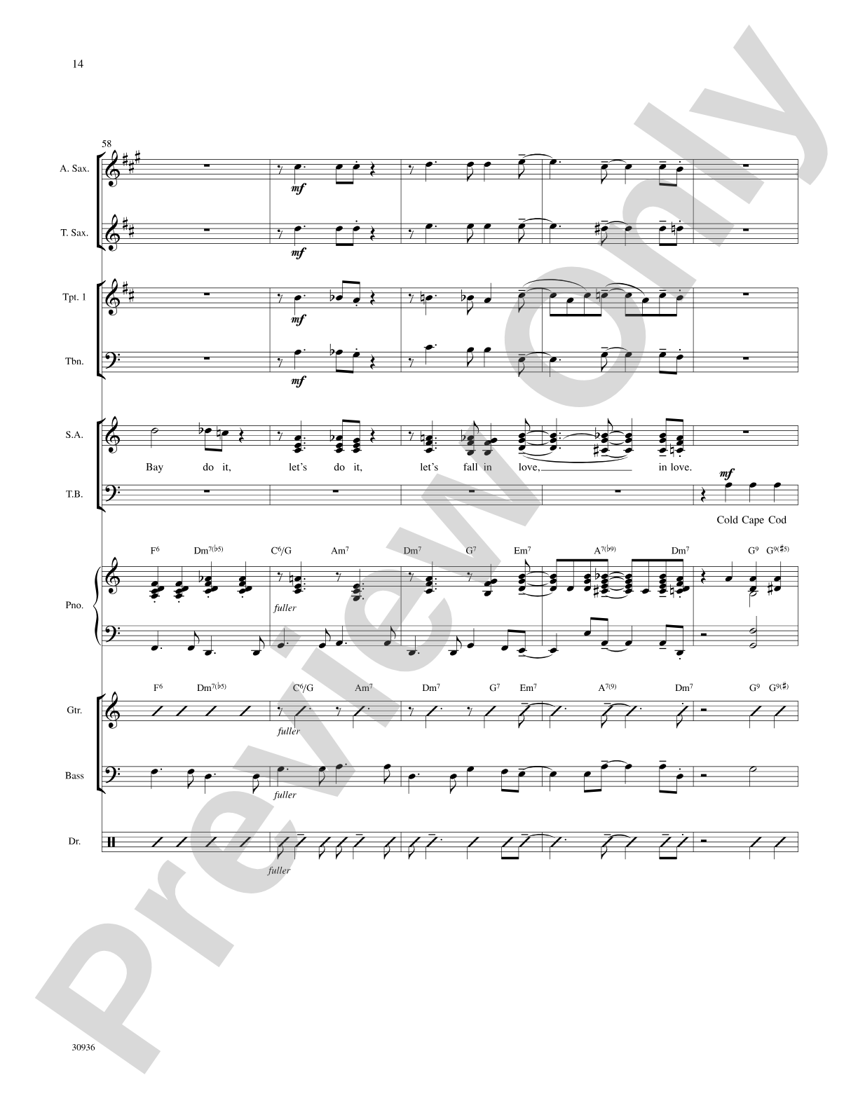Let's Do It (Let's Fall in Love): Choral SoundPax