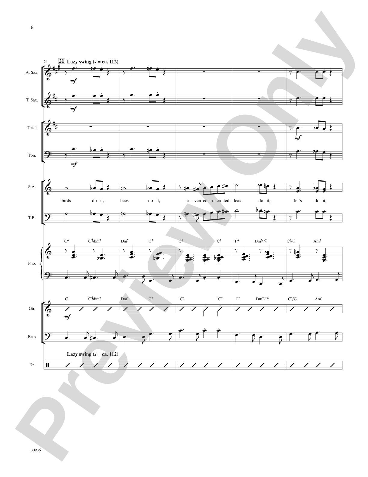 Let's Do It (Let's Fall in Love): Choral SoundPax