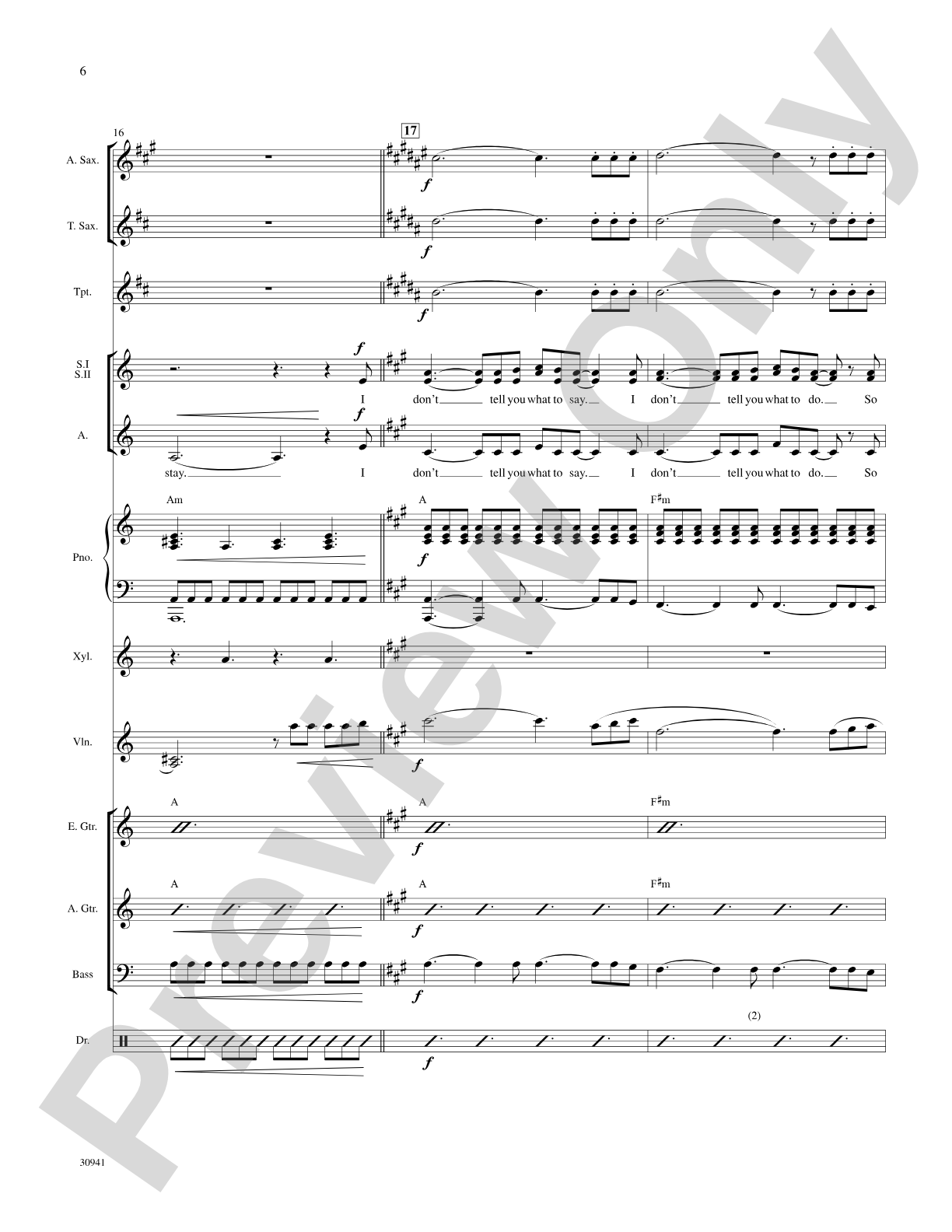 You Don't Own Me: Choral SoundPax