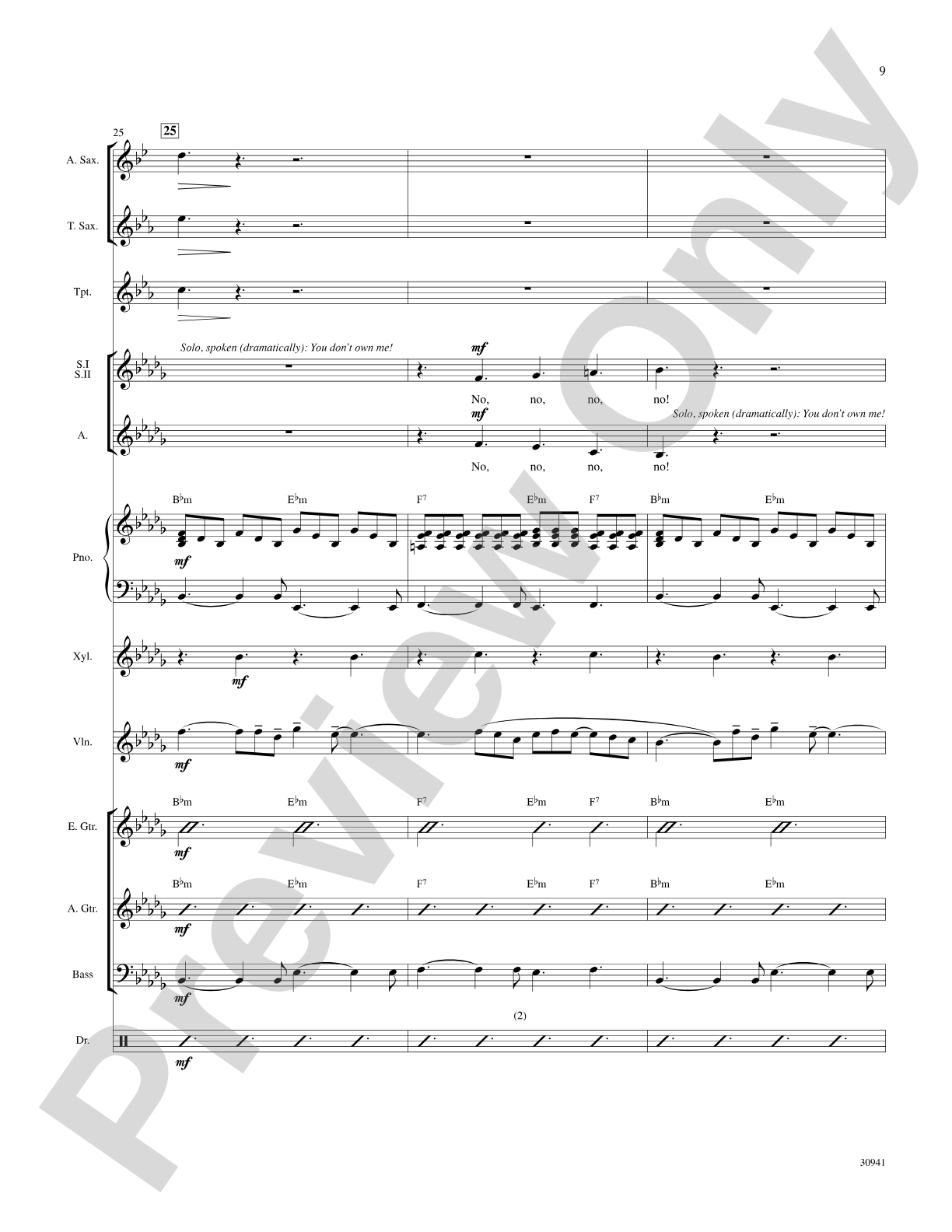 You Don't Own Me: Choral SoundPax
