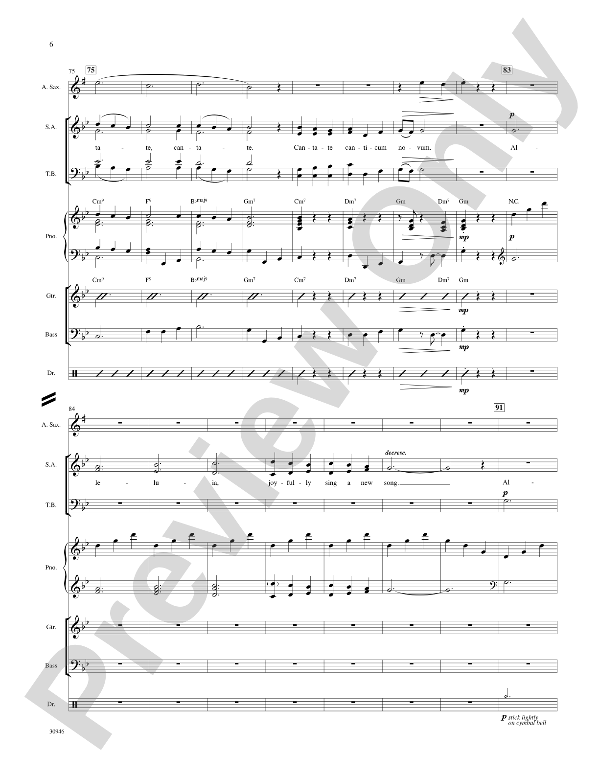 Jazz Cantate: Choral SoundPax