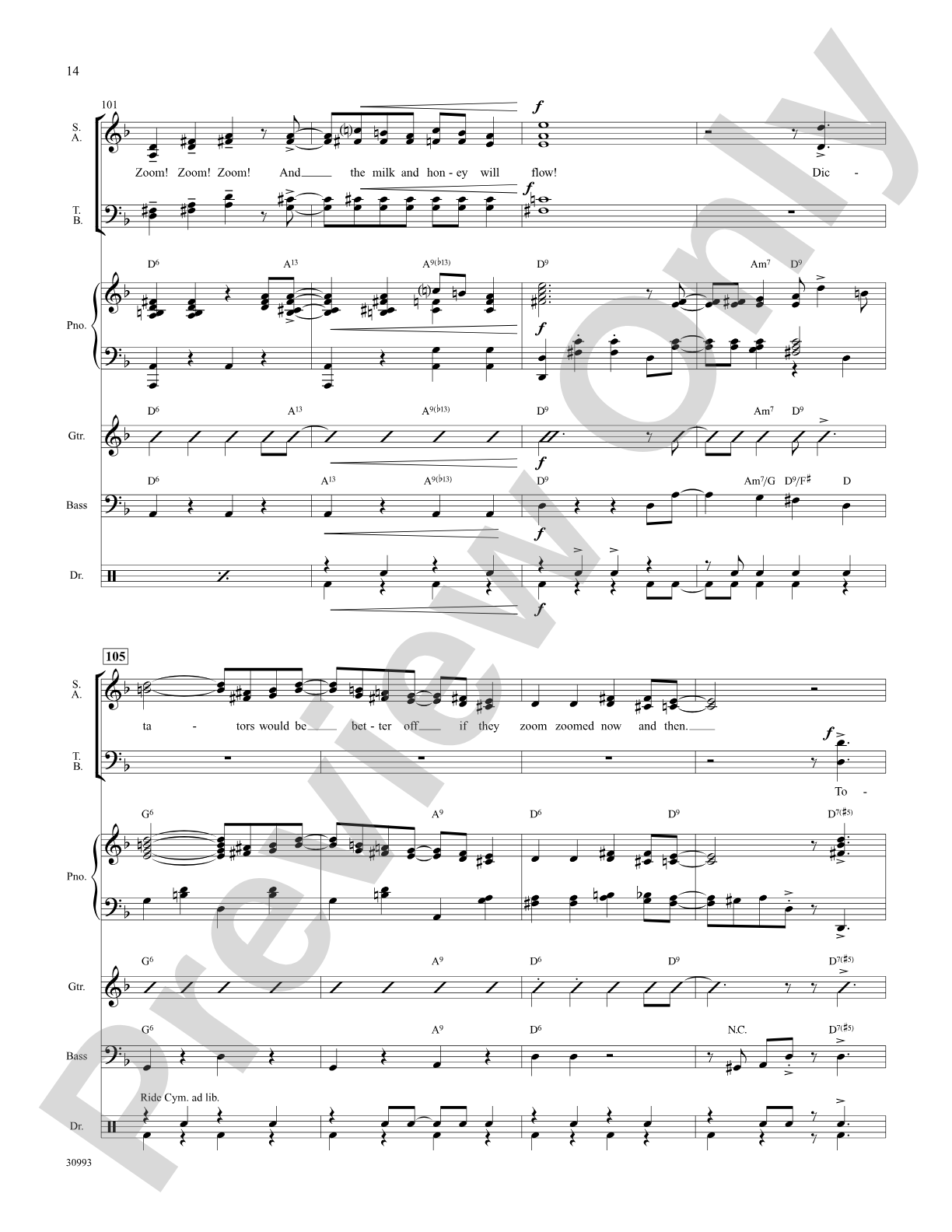 Slap That Bass: Choral SoundPax