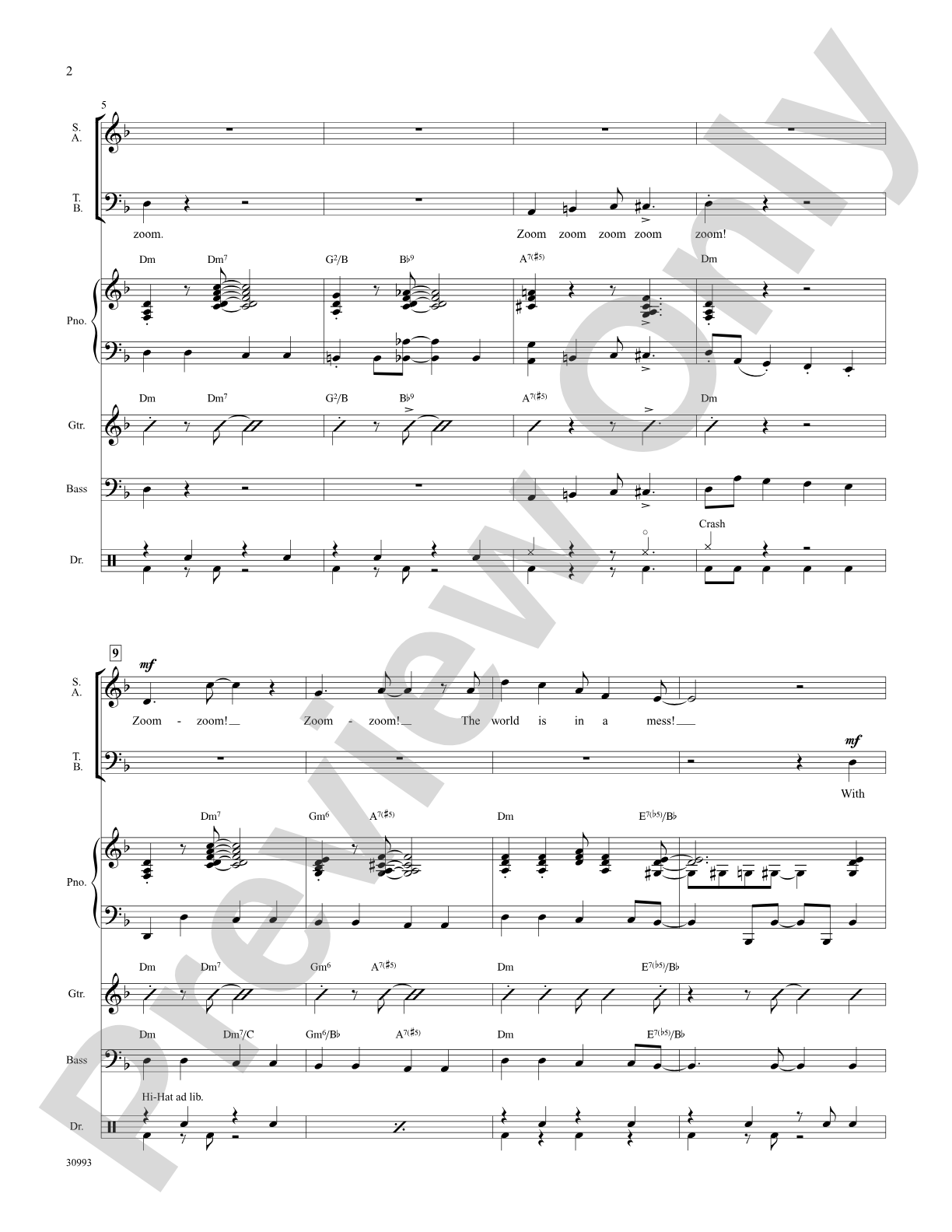 Slap That Bass: Choral SoundPax