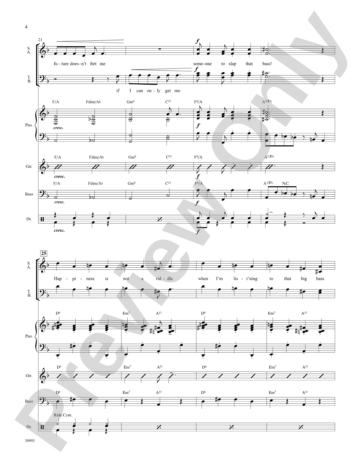 Slap That Bass: Choral SoundPax