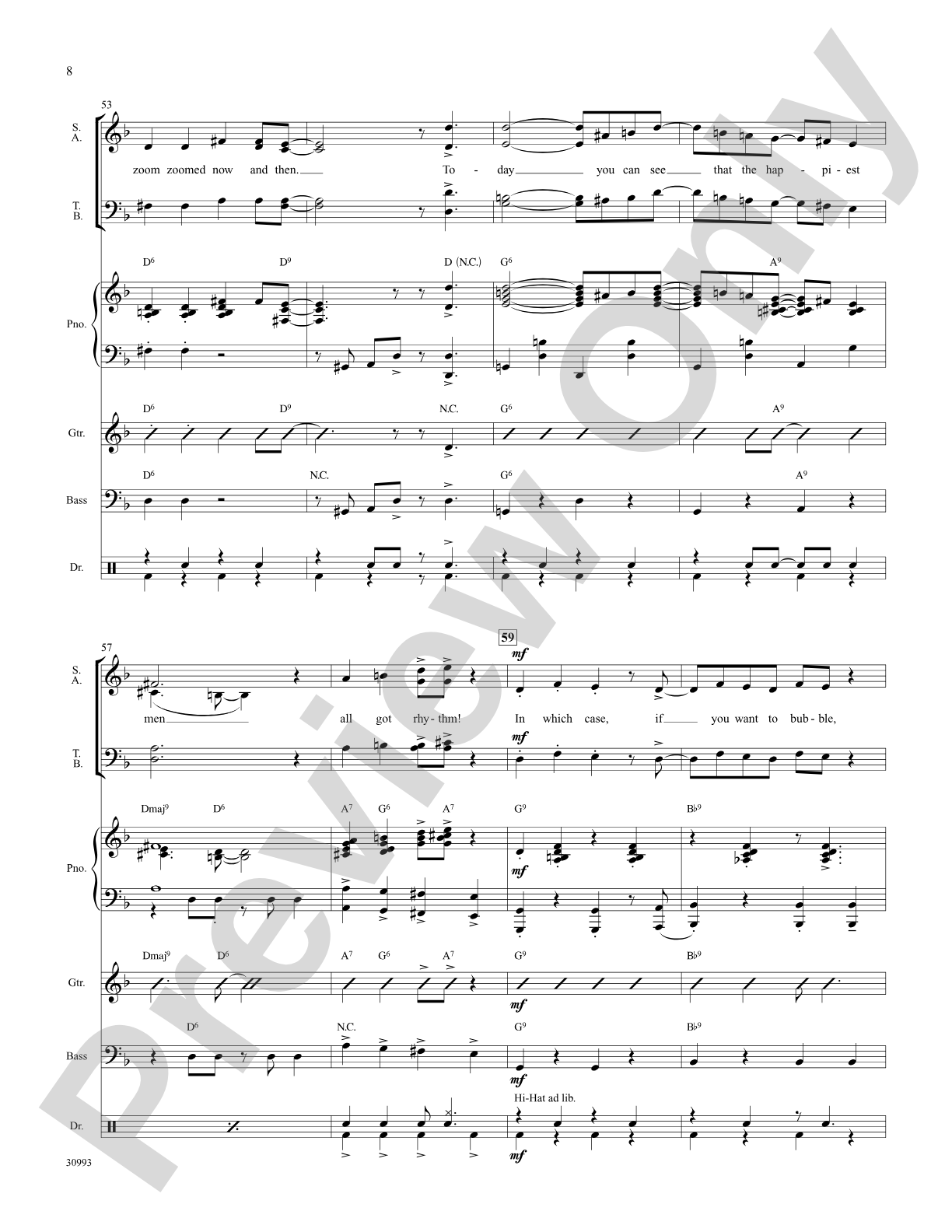 Slap That Bass: Choral SoundPax