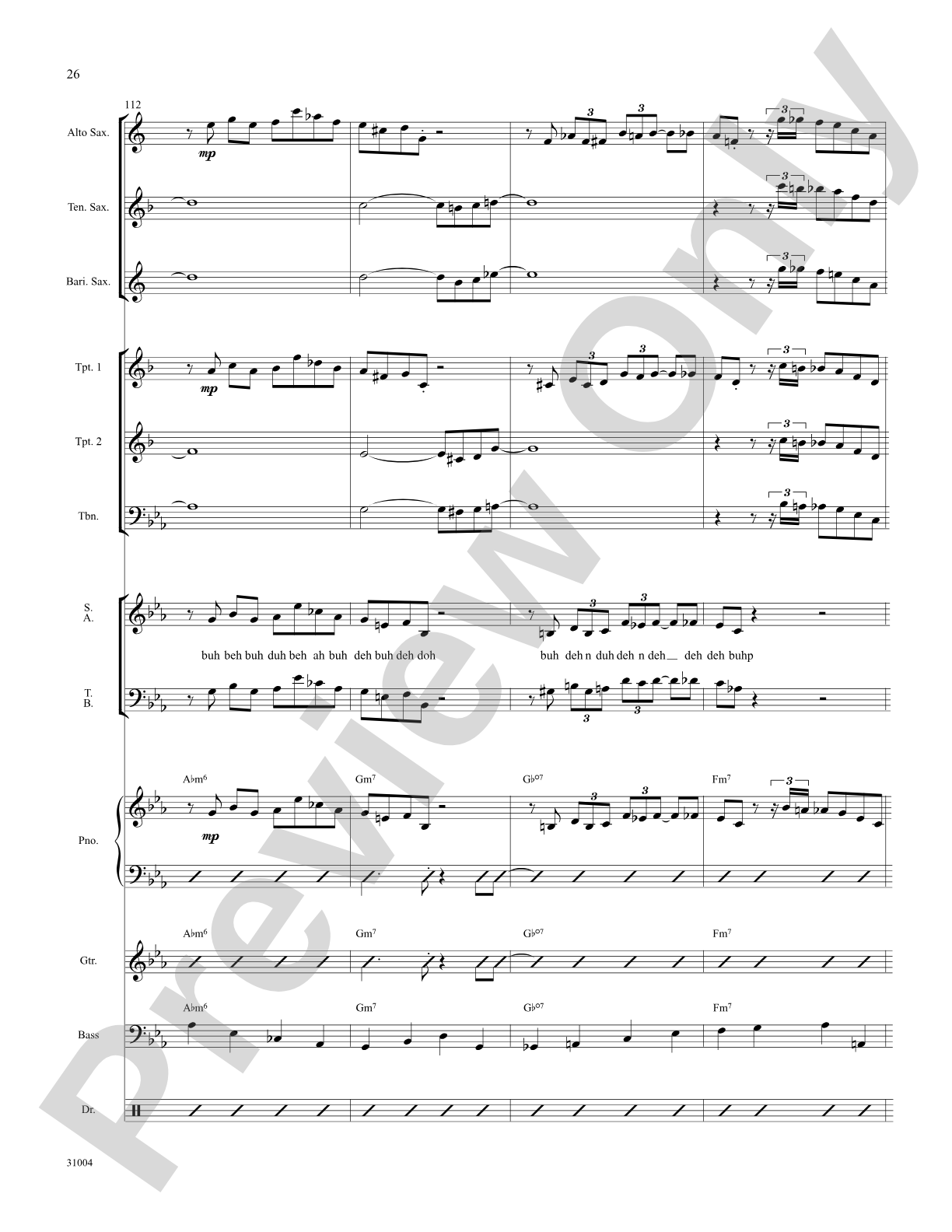 I Can't Believe That You're in Love with Me: Choral SoundPax