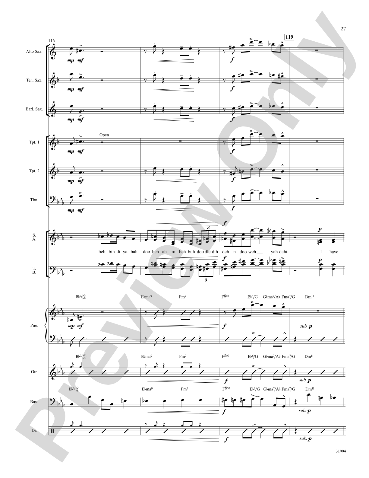 I Can't Believe That You're in Love with Me: Choral SoundPax