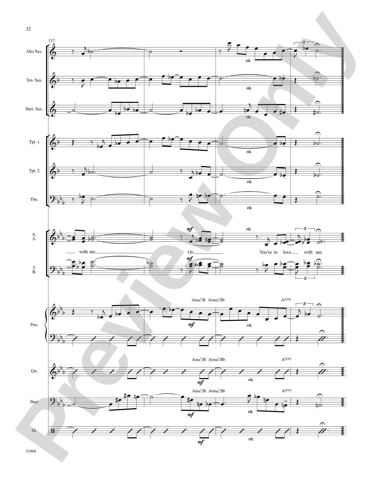 I Can't Believe That You're in Love with Me: Choral SoundPax