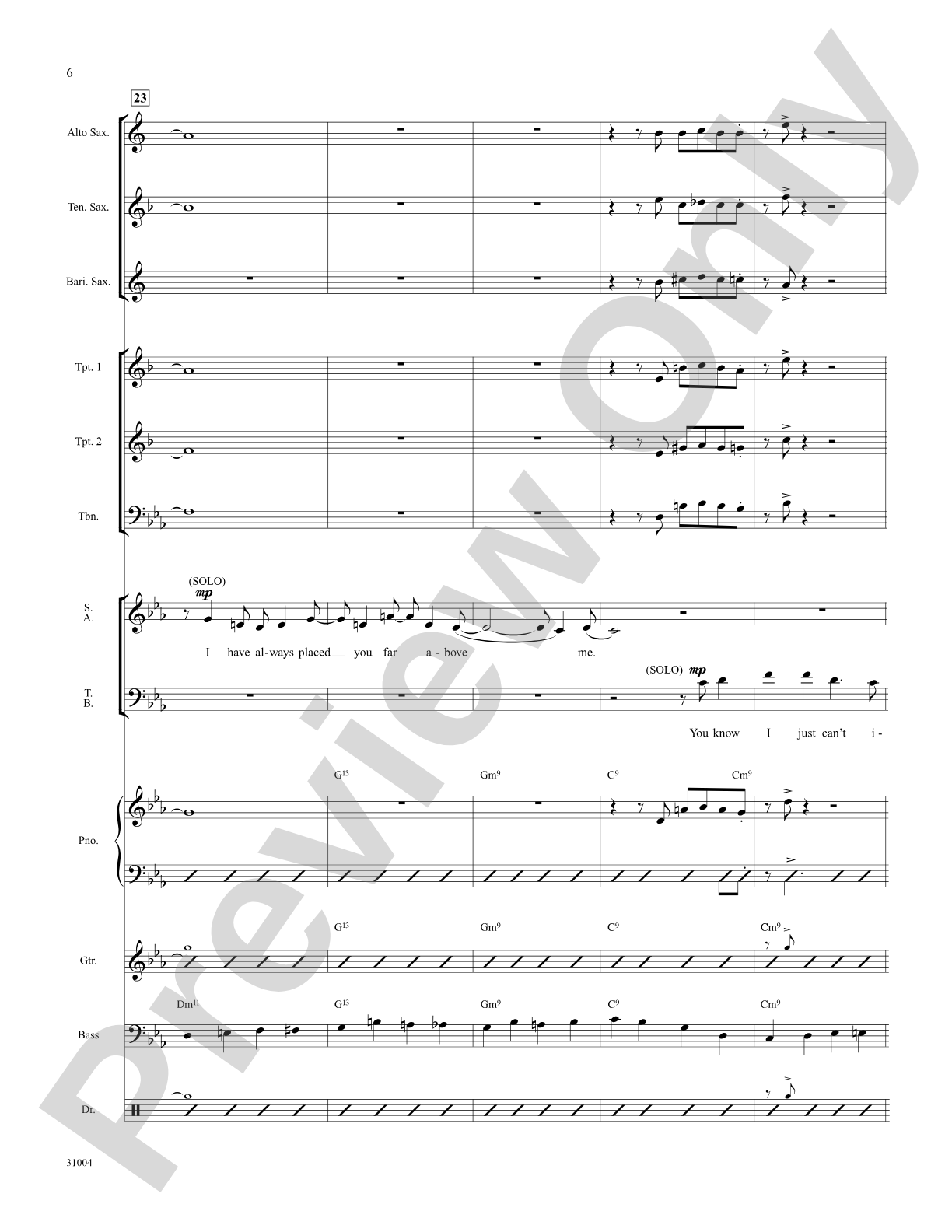 I Can't Believe That You're in Love with Me: Choral SoundPax