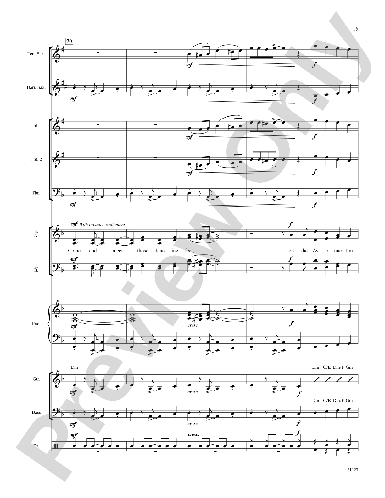 Forty-Second Street (from the musical Forty-Second Street): Choral SoundPax