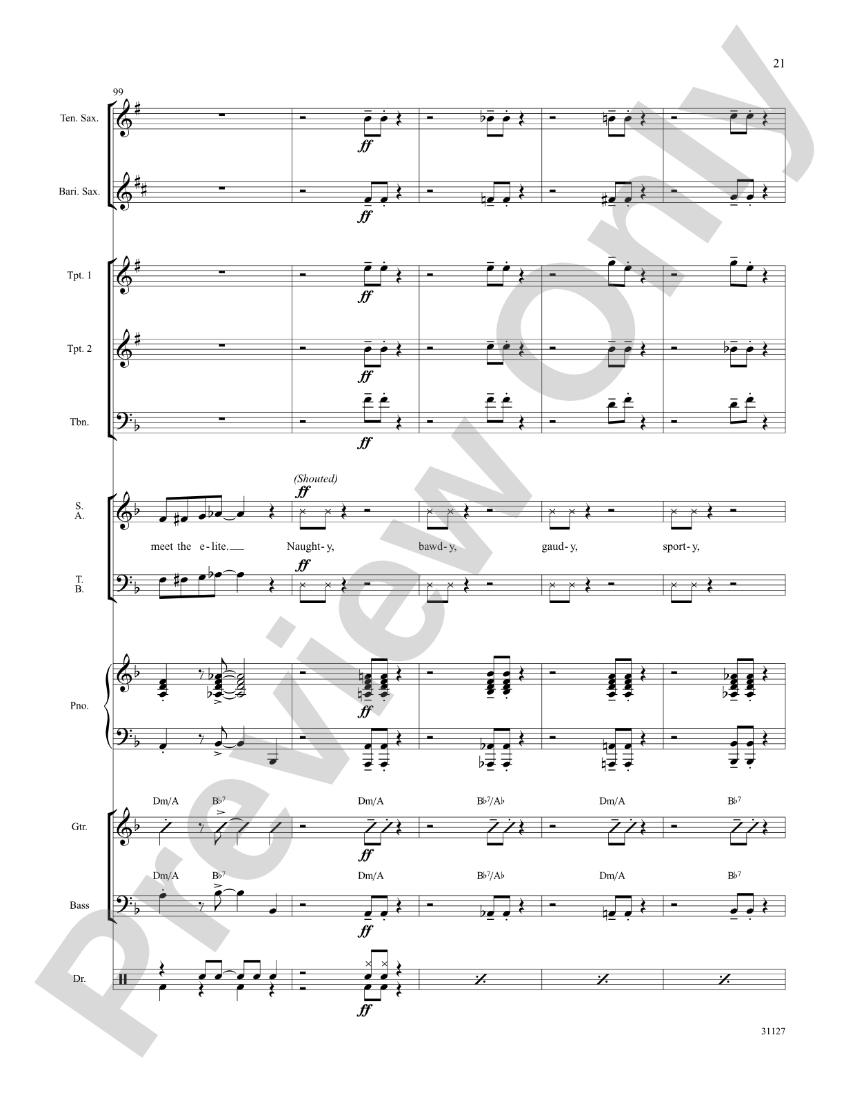 Forty-Second Street (from the musical Forty-Second Street): Choral SoundPax