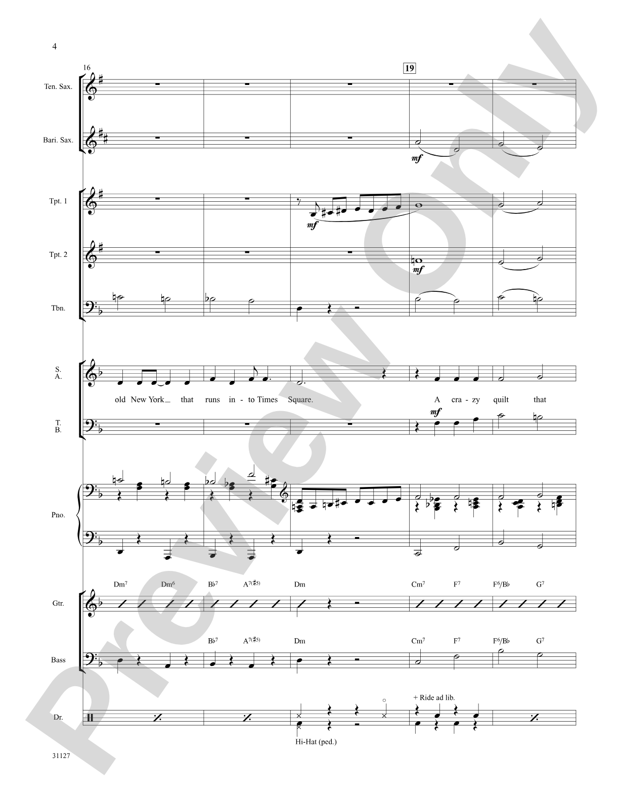 Forty-Second Street (from the musical Forty-Second Street): Choral SoundPax