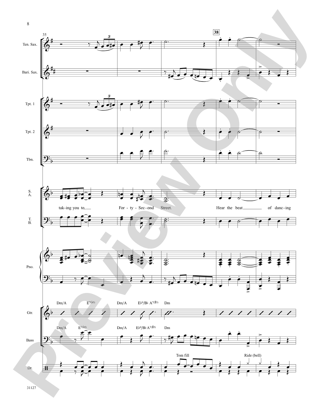 Forty-Second Street (from the musical Forty-Second Street): Choral SoundPax