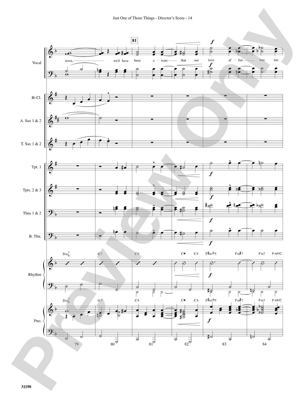 Just One of Those Things: Choral SoundPax