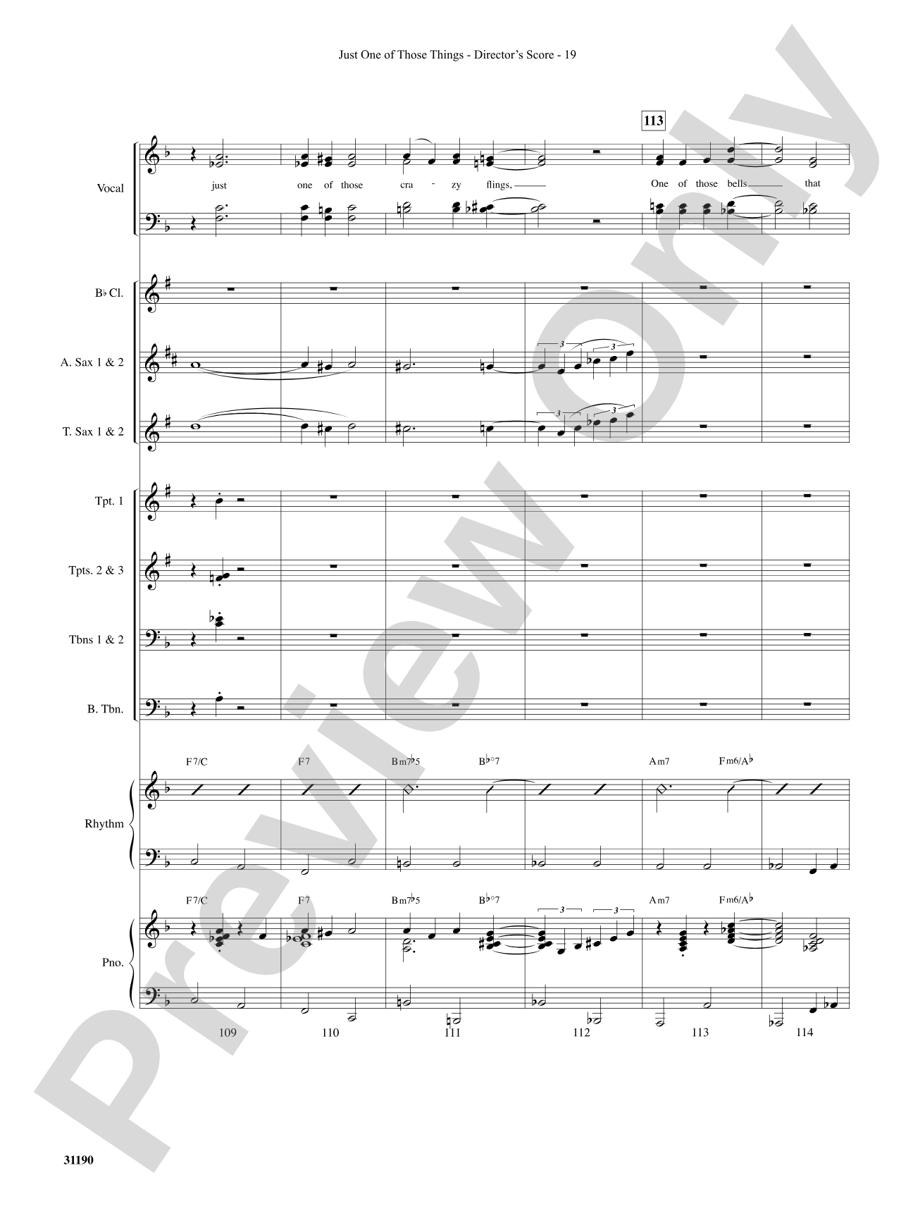 Just One of Those Things: Choral SoundPax