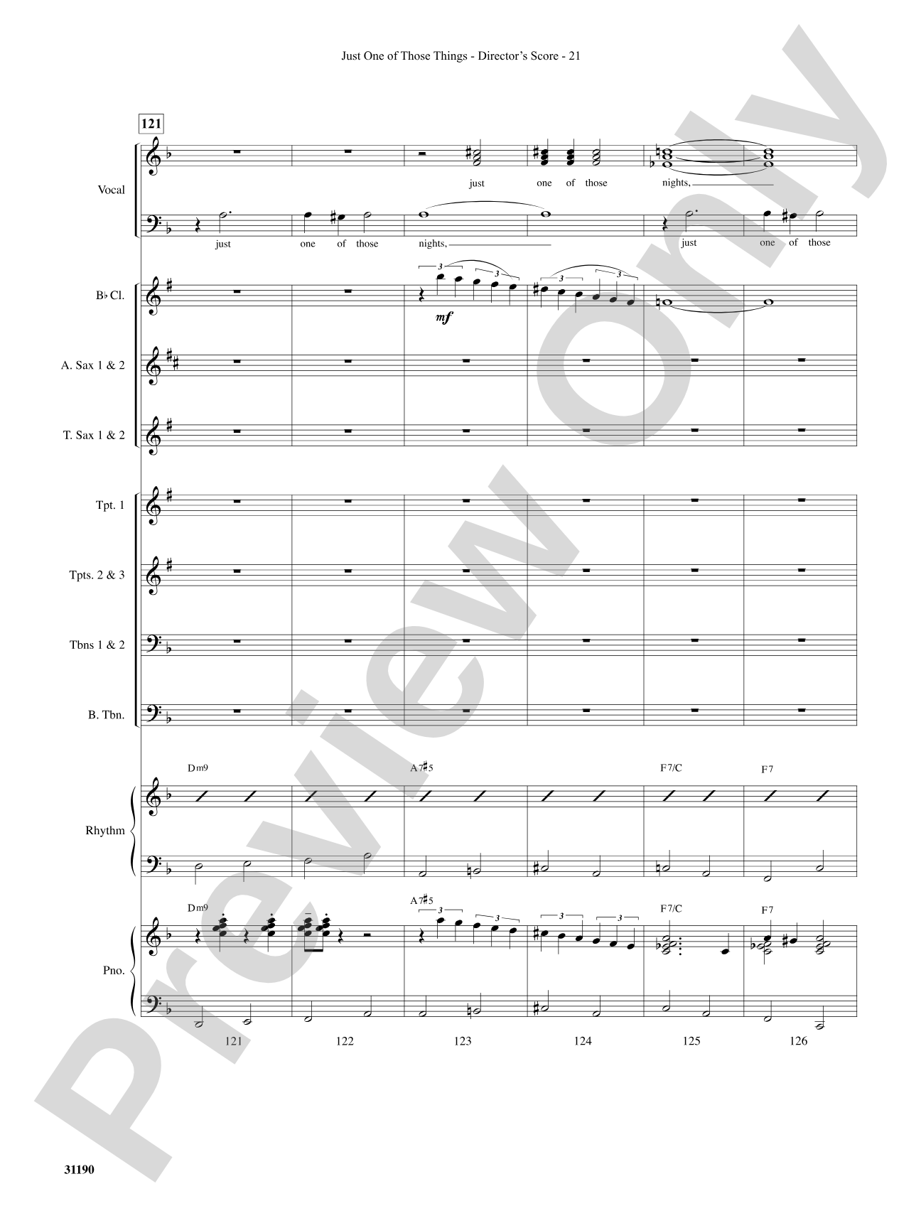 Just One of Those Things: Choral SoundPax