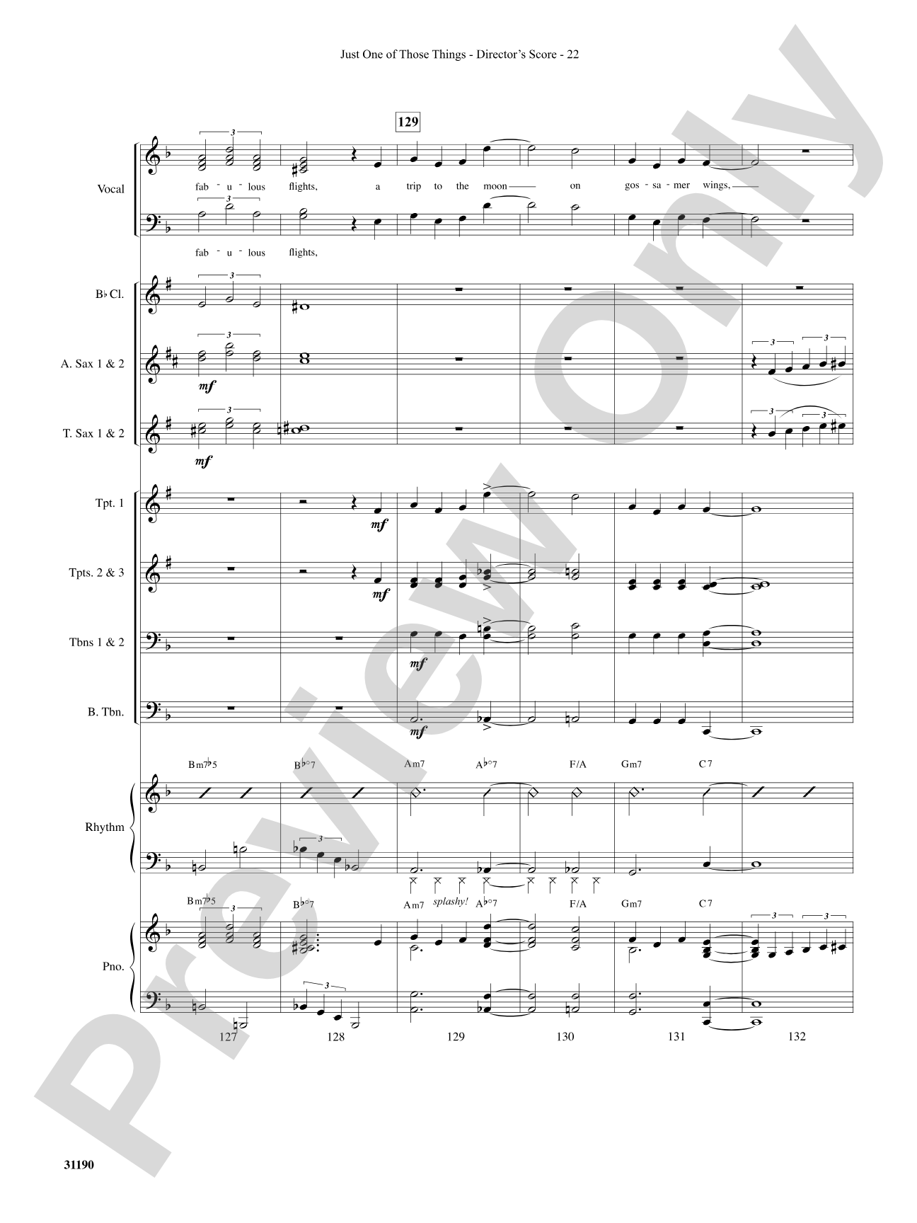 Just One of Those Things: Choral SoundPax