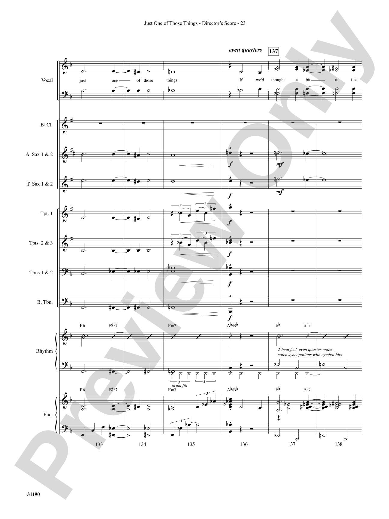 Just One of Those Things: Choral SoundPax