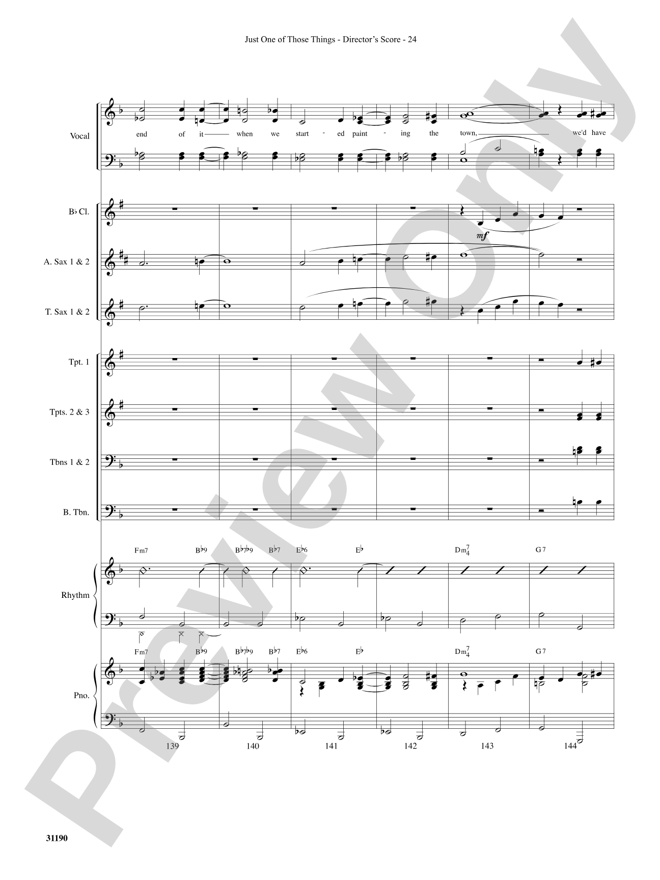 Just One of Those Things: Choral SoundPax