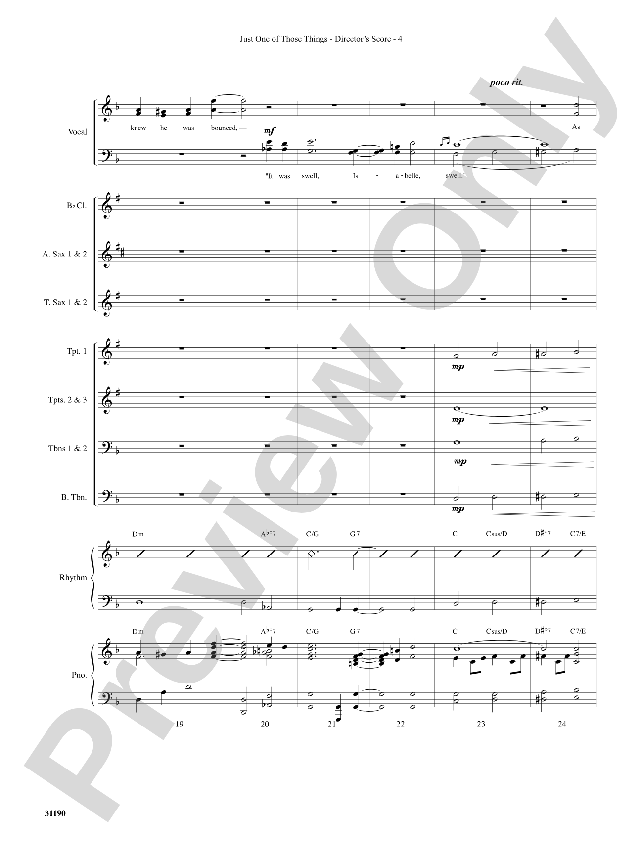 Just One of Those Things: Choral SoundPax