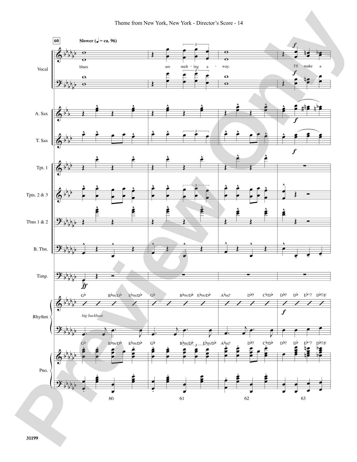 Theme from New York, New York: Choral SoundPax