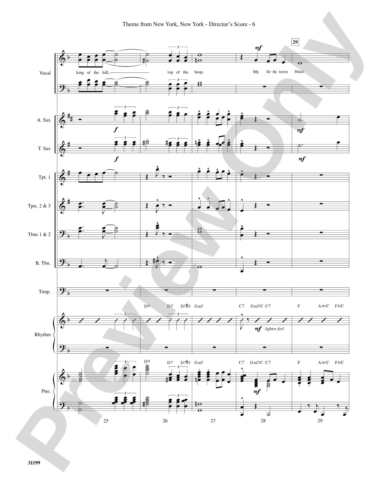 Theme from New York, New York: Choral SoundPax