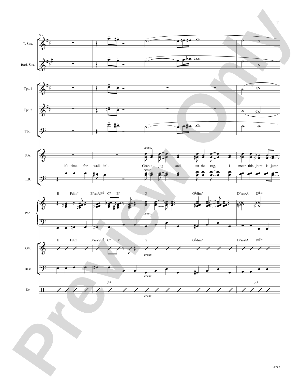 The Joint Is Jumpin' (from the musical Ain't Misbehavin'): Choral SoundPax