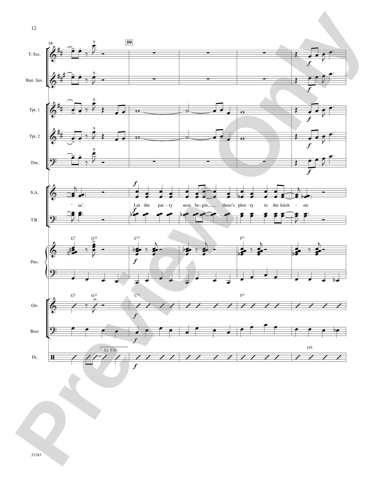 The Joint Is Jumpin' (from the musical Ain't Misbehavin'): Choral SoundPax